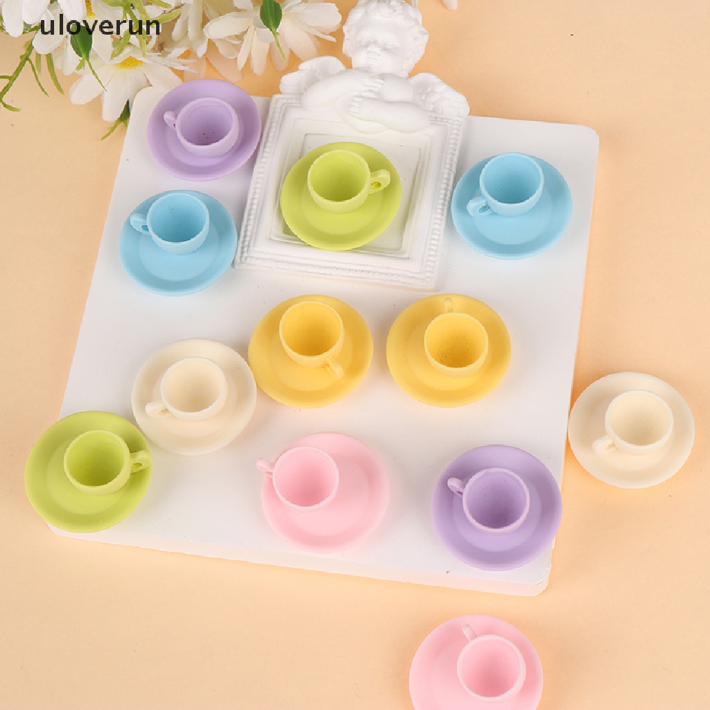 Set 2 Ly Cà Phê Mini Xinh Xắn Cho Nhà Búp Bê