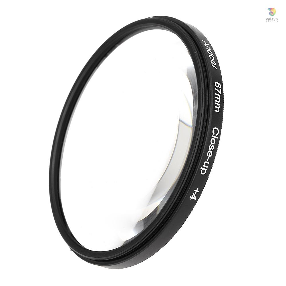 Bộ Kính Lọc Phân Cực Andoer 67mm UV + CPL + 4 + Star 8 Điểm Cho Máy Ảnh Pentax DSLR