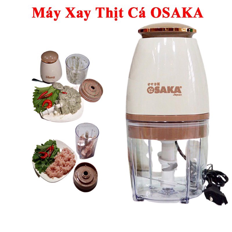 MÁY XAY OSAKA NHẬT BẢN ĐA NĂNG 700ML CÔNG SUẤT 350W XAY THỊT, CÁ , RAU CỦ QUẢ, XAY SINH TỐ CỰC NHANH CỰC NHUYỄN