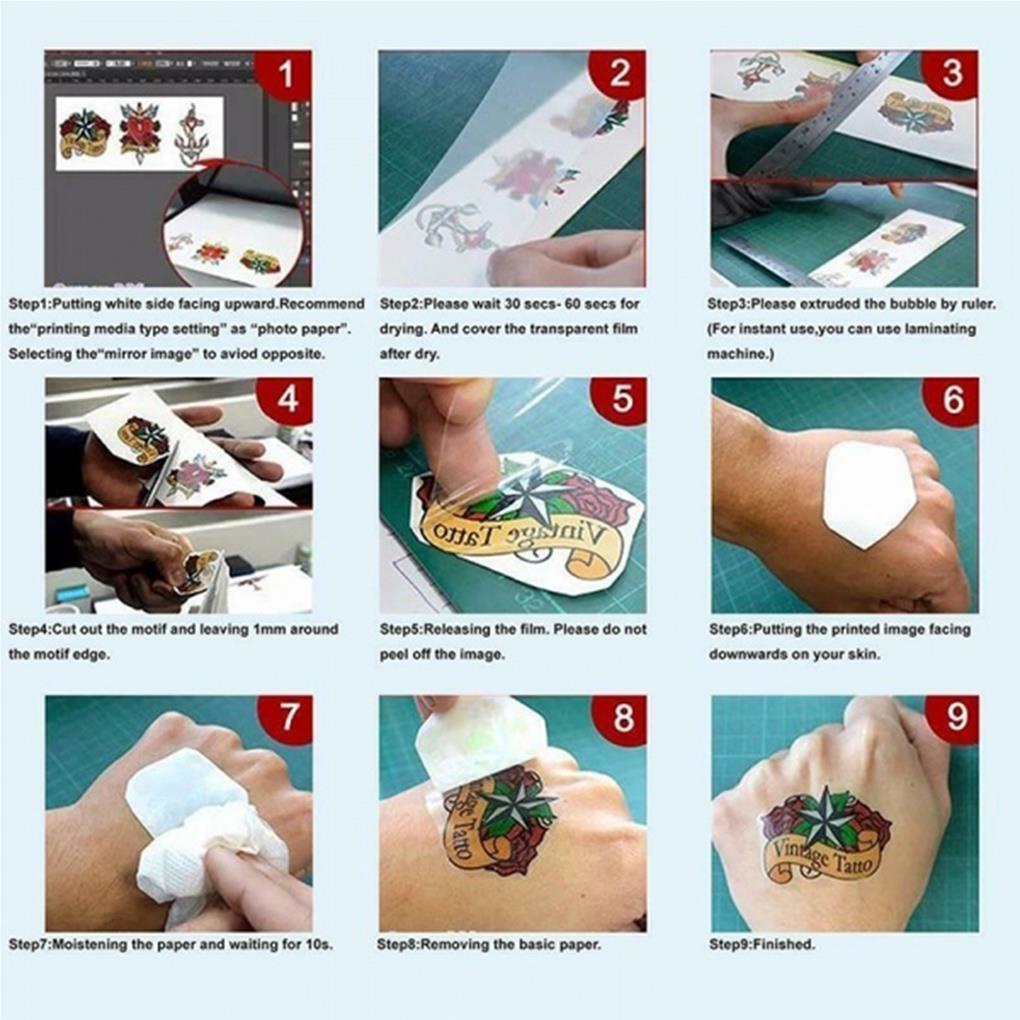 Giấy In Chuyển A4 Tạm Thời Cho Máy In Inkjet
