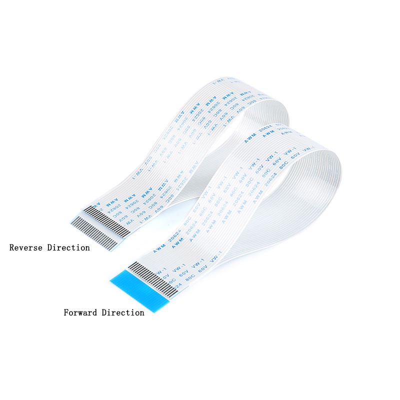 Set 10 Dây Cáp Phẳng FFC FFC Ffpc AWM 20624 80C 60V VW-1 FFC-0.5MM 1.0MM 24 26 30 32 34 40 Pin Dài 6-40 CM