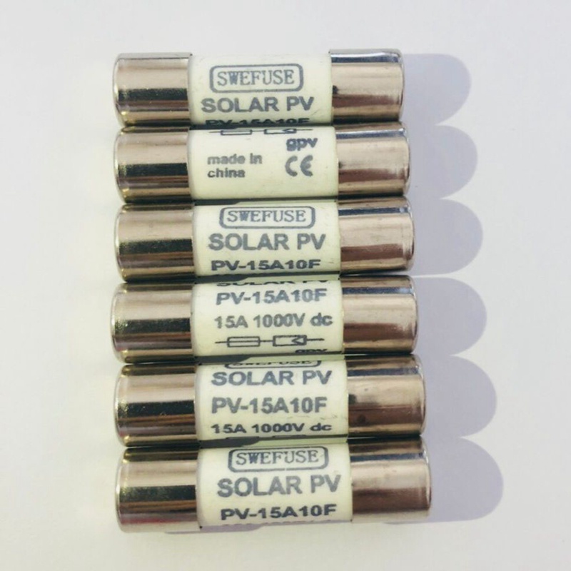 Set 10 Cầu Chì 1000 VDC Sử Dụng Năng Lượng Mặt Trời Chống Cháy Nổ