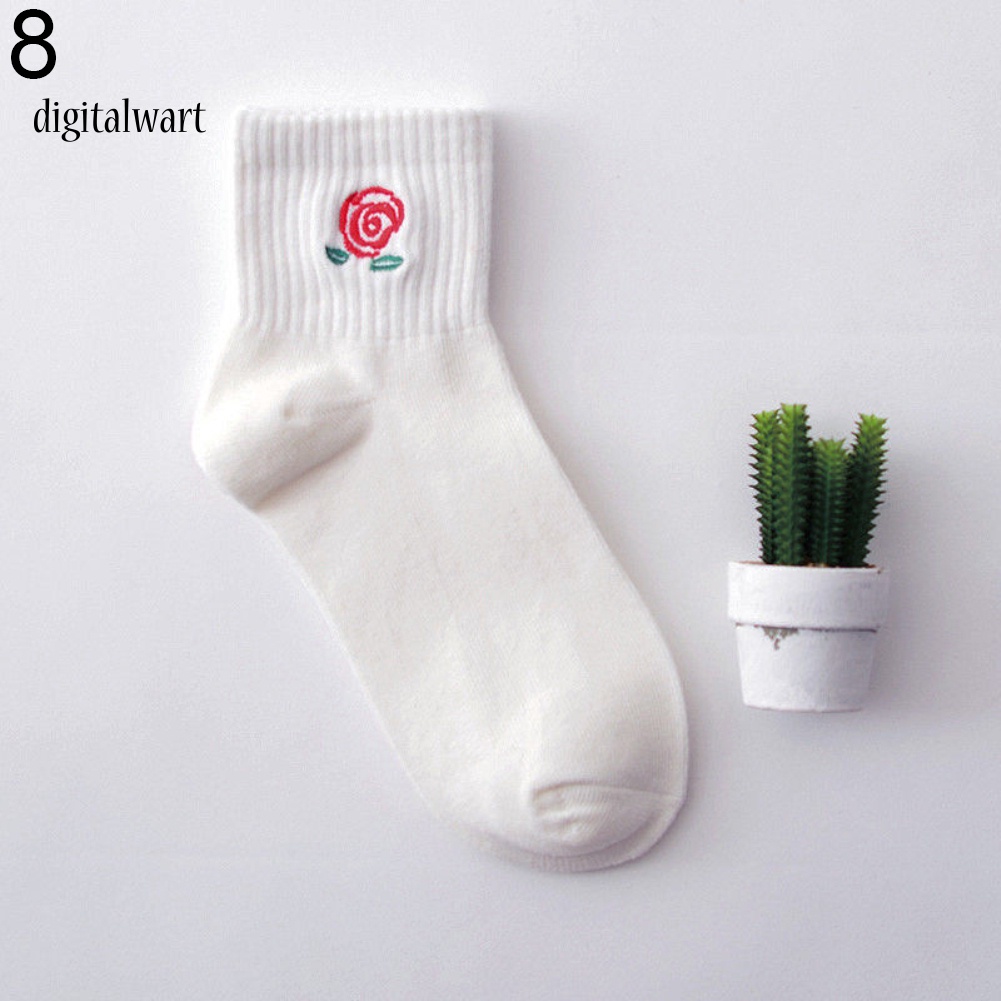 Kỹ Thuật Số| Vớ Cotton Mềm Mại In Họa Tiết Hoạt Hình Dễ Thương Thời Trang Thu Đông Cho Nữ