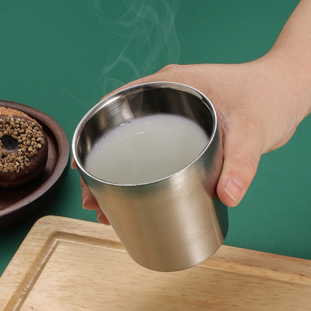 Cốc Uống Bia / Cà Phê Bằng Thép Không Gỉ Hai Lớp Dùng Khi Đi Cắm Trại Ngoài Trời