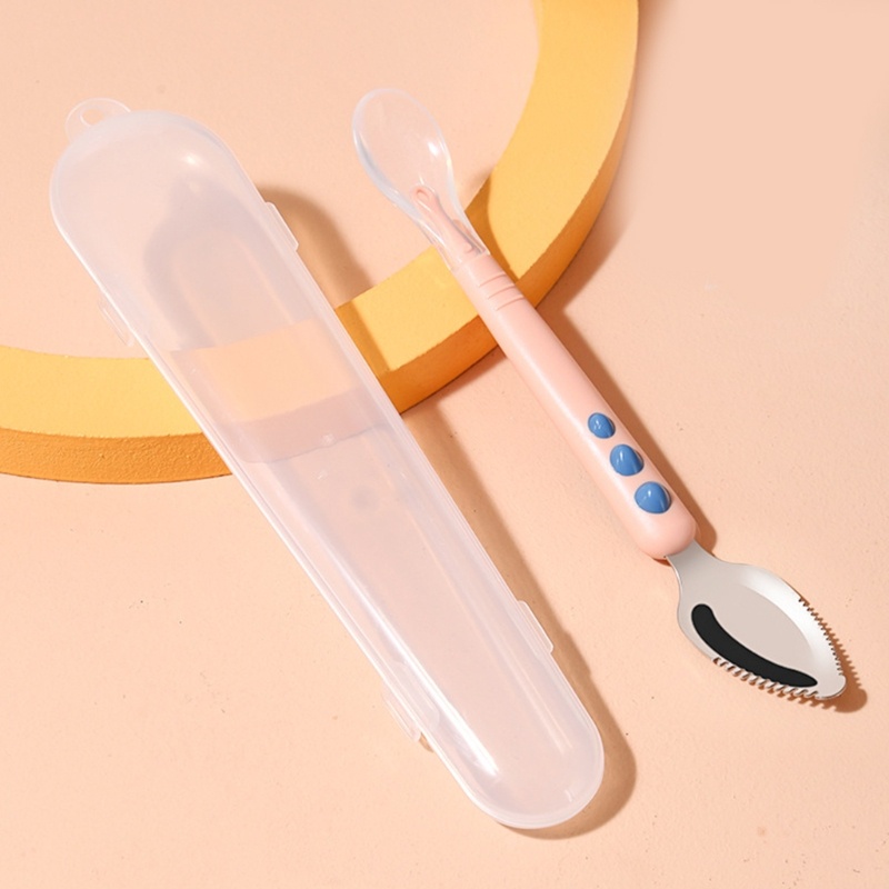 Muỗng Cạo Trái Cây / Thức Ăn Bằng Silicone Tiện Dụng