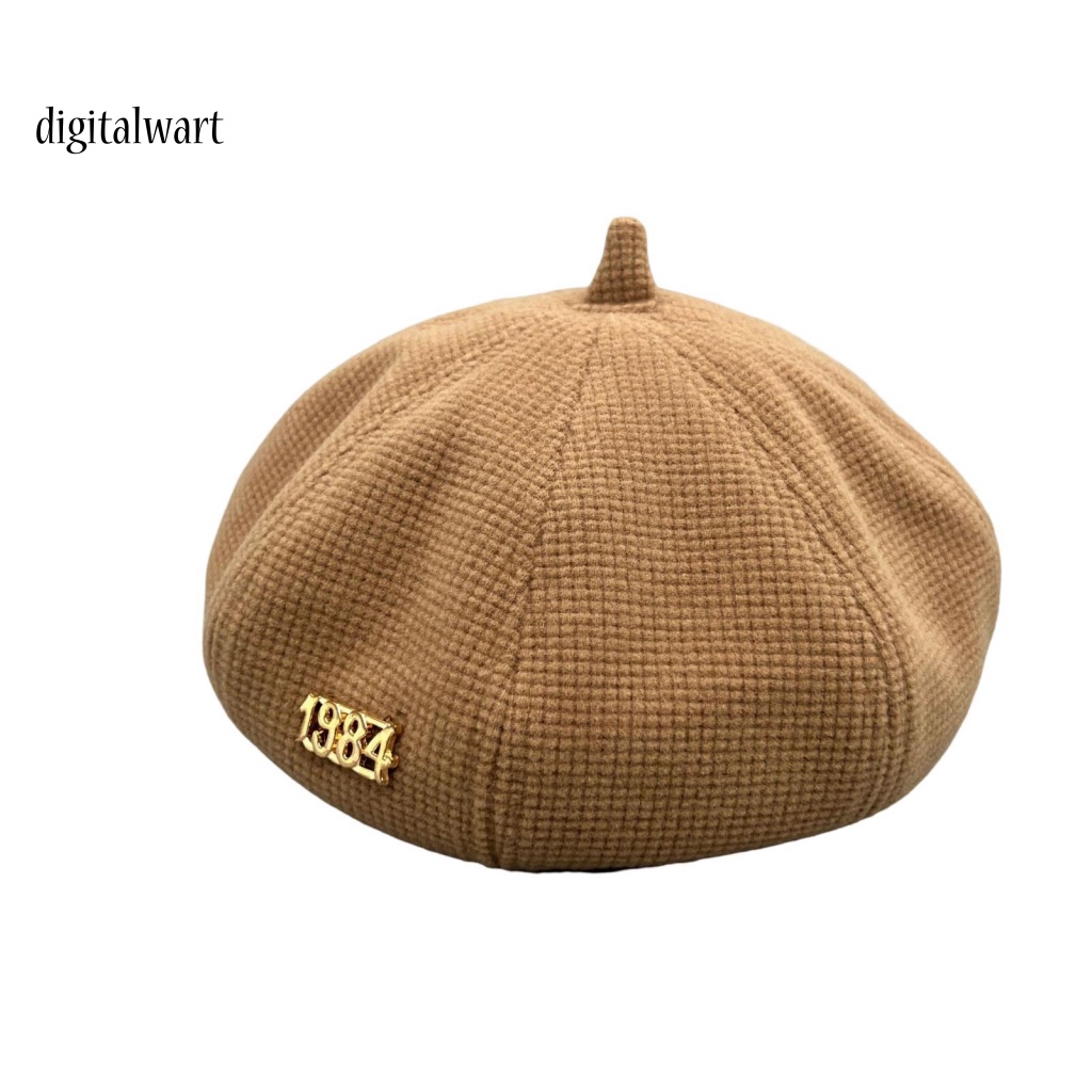 Kỹ Thuật Số| Mũ Beret Chất Liệu Polyester Siêu Mềm Chống Gió Không Phai Màu Phong Cách Cổ Điển Thời Trang Thu Đông Cho Nữ