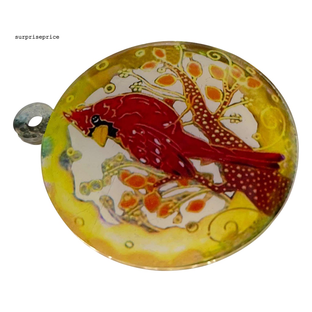 Spa Mặt Dây Chuyền Acrylic Hình Chim Ruồi Thủ Công Viền Mịn Trang Trí Cây Thông Giáng Sinh Cho Bữa Tiệc