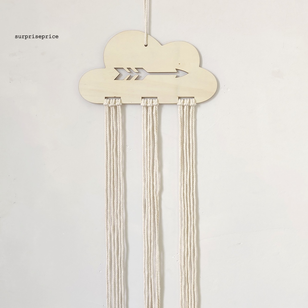 Giá Đỡ Kẹp Tóc Bằng Cotton Hình Đám Mây Hoạt Hình Sức Chứa Lớn Sắp Xếp Gọn