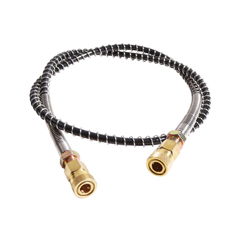 2 Ống Bơm Khí Nén Dài 100cm Bằng Nylon Màu Đen