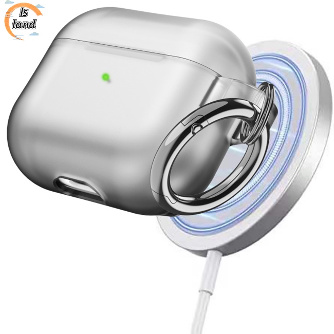 Vỏ Bảo Vệ Hộp Sạc Tai Nghe Không Dây Từ Tính Chống Bụi Cho Airpods3