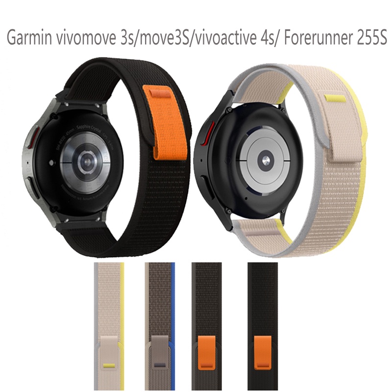 Dây Đeo Bằng Nylon 18mm Cho Garmin vivomove 3s move3S vivoactive 4s Forerunner 255S