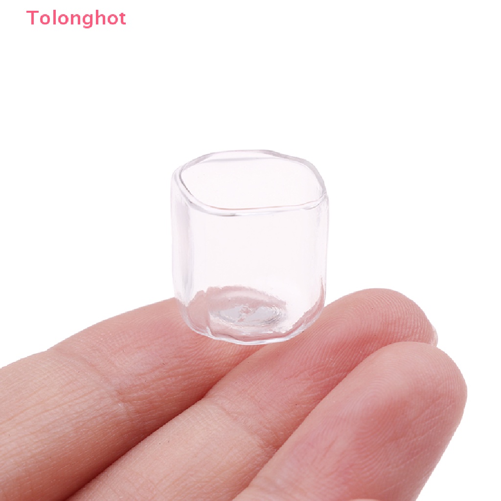 Tolonghot &gt; Bình Lắc Sữa Khối Lập Phương Mini Trang Trí Nhà Búp Bê