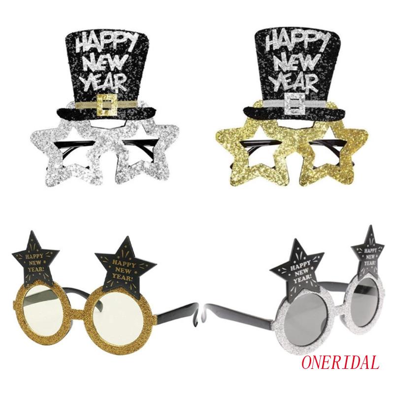 Mắt Kính Hóa Trang Năm Mới Vui Nhộn Thoải Mái Cho Người Lớn Và Trẻ Em