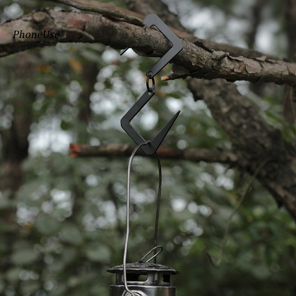 Móc Treo Đồ Hai Đầu Bằng Thép Không Gỉ Chịu Nhiệt Độ Cao Nhỏ Gọn PU Dành Cho Đi Bộ Đường Dài