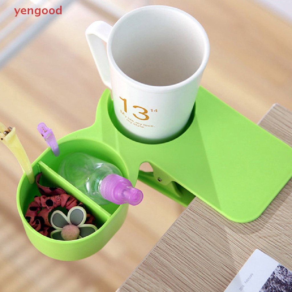 Giá Đỡ Cốc / Chai Nước Kẹp Bàn Tiện Dụng Cho Văn Phòng