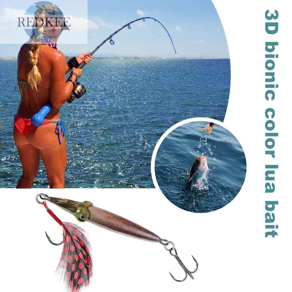 Mồi Câu Cá Nhân Tạo 3D 66mm Có Hiệu Ứng Phát Sáng