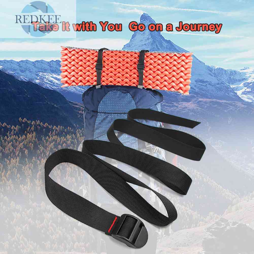 Dây Đai Buộc Hành Lý Màu Đen Tiện Dụng Khi Đi Cắm Trại