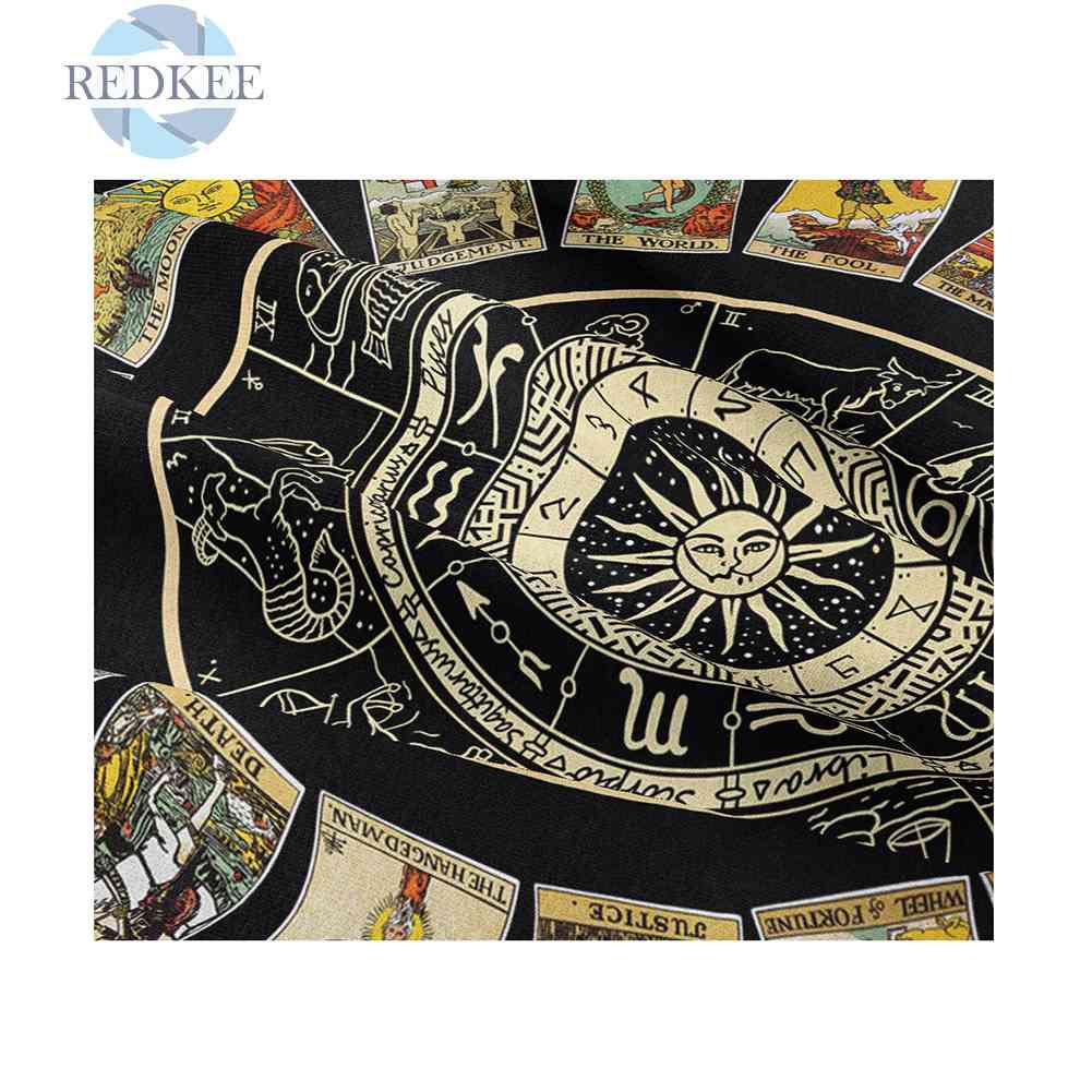 Thảm Treo Tường Họa Tiết Mandala Tarot Kích Thước 95x73cm