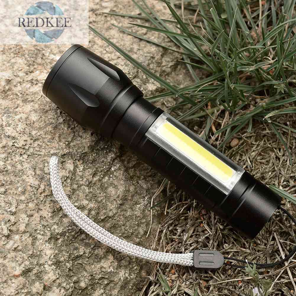 Đèn Pin 4 Bóng LED COB 2021 Thiết Kế Nhỏ Gọn Đa Năng Tiện Dụng