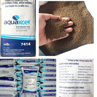  1kg cám Cá Viên Cargill 7414 7118 7454 7562 7605 Thức ăn Cá Tra Cám Cá Trê Thức Ăn Cá Koi Cám Cá Diêu Hồng 