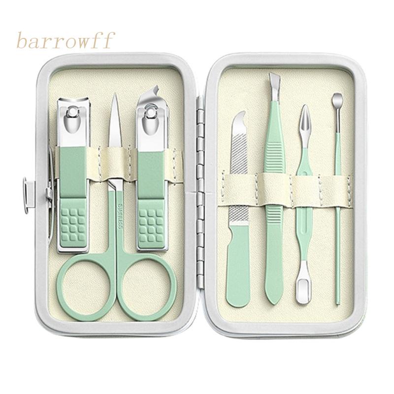 Bộ Dụng Cụ Chăm Sóc Móng Tay 7 Trong 1 Kèm Túi Da Tiện Dụng