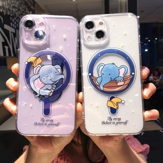 Ốp Lưng Silicone Trong SuốT HìNh Con Voi / Pikachu Cho IPhone 14 11 13 12 Pro Max 14Plus 14Pro 13Pro 12Pro