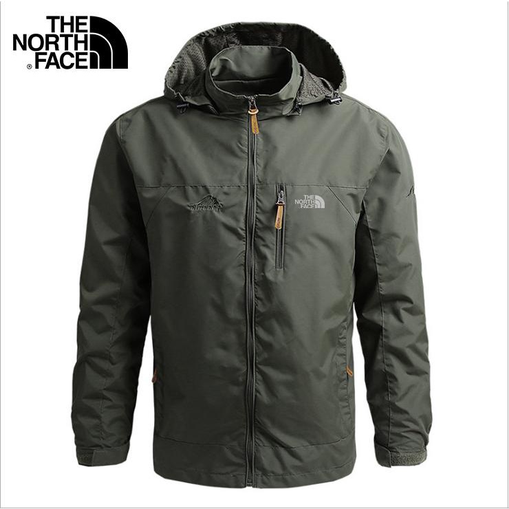 The North Face Áo Khoác Gió Có Mũ Trùm Chống Thấm Nước Cá Tính