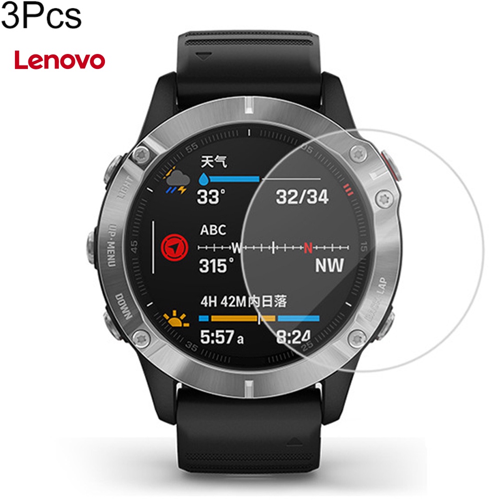 Set 3 Kính Cường Lực Hoa Hướng Dương Bảo Vệ Mặt Đồng Hồ Thông Minh Fenix 6S 6X Pro