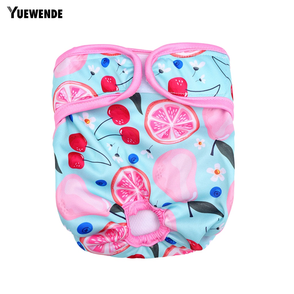 Quần Lót Thấm Hút Tốt In Họa Tiết Trái Cây Dễ Thương Tùy Chỉnh Tiện Dụng Cho Thú Cưng