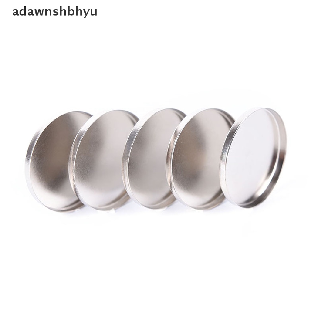 Set 5 / 15 Khay Thiếc Tròn Rỗng Từ Tính 36.5MM Đựng Phấn Mắt