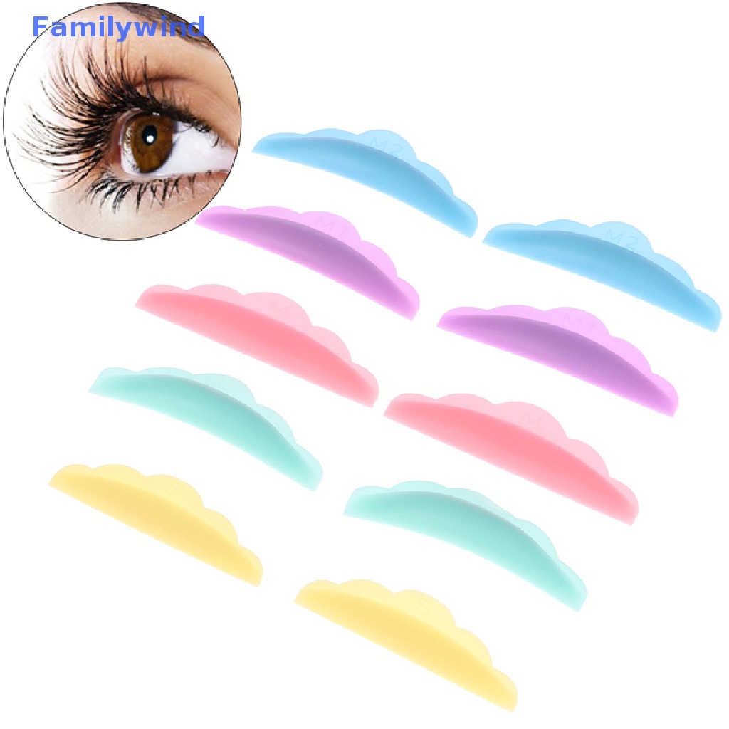 Set 5 Cặp Đệm Silicone Hỗ Trợ Uốn Mi Tiện Dụng