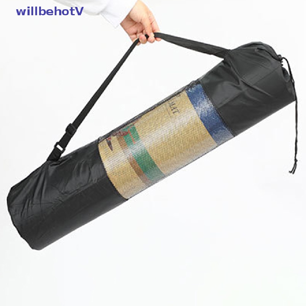 Túi Lưới Đựng Thảm Tập Yoga Bằng Vải Oxford Chống Mòn Tùy Chỉnh Tiện Dụng