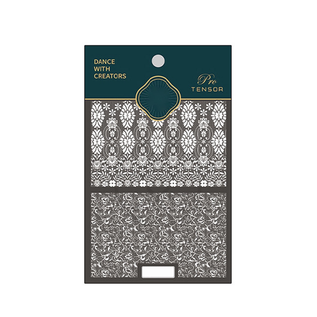 Nhãn Dán Móng Tay Lá Nhôm 5D Tự Dính Không Phai Màu Siêu Mỏng