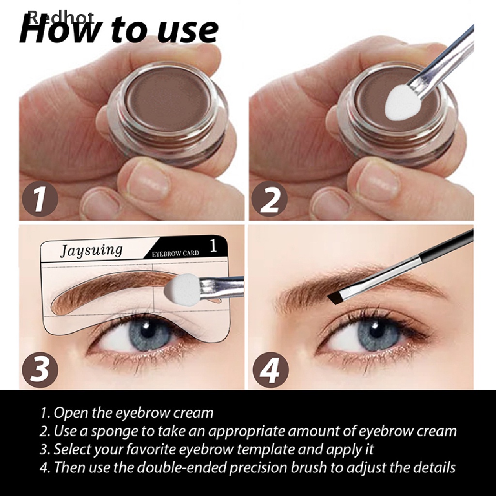 Bộ Kem Nhuộm Lông Mày Dạng Lỏng Chống Thấm Nước Siêu Bền