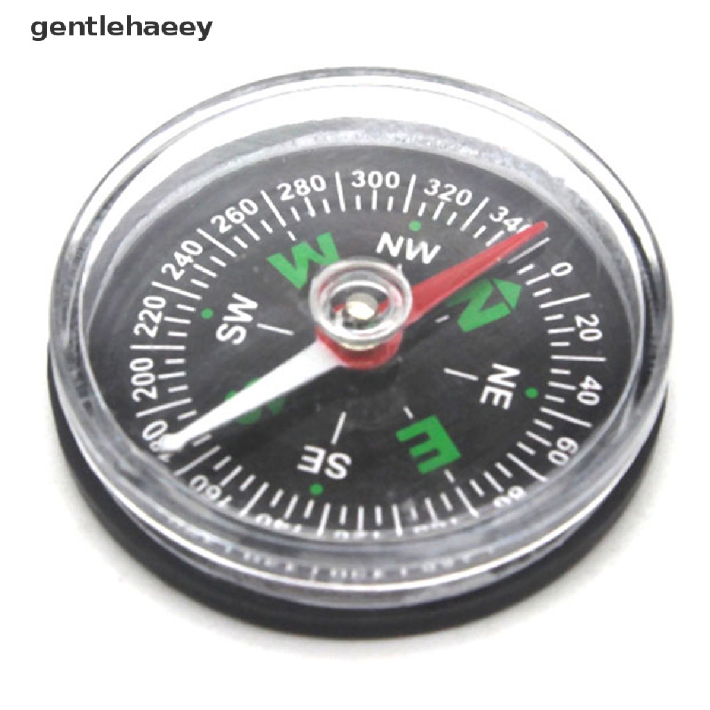 Gent Portable Mini Precise Compass Practical Guider Survival Button Design Compass EN