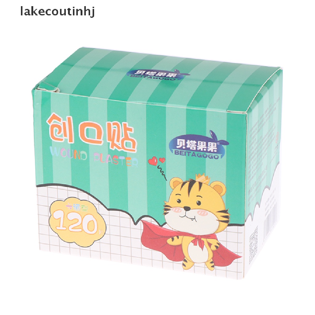 Hộp 120 Băng Cá Nhân Tròn Thoáng Khí Chống Thấm Nước Cho Bé