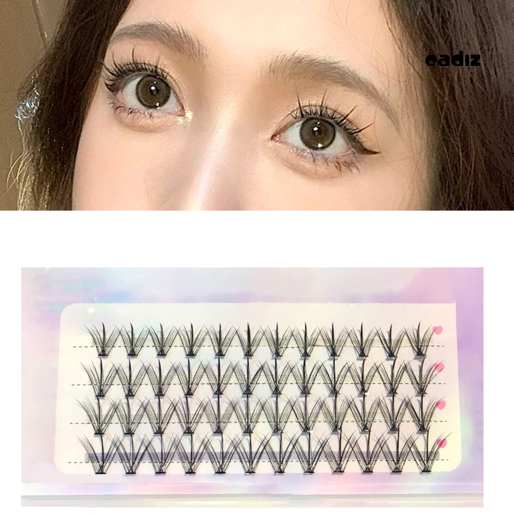 1 Bộ Lông Mi Giả Mềm Mại Dày Màu Đen Tự Nhiên