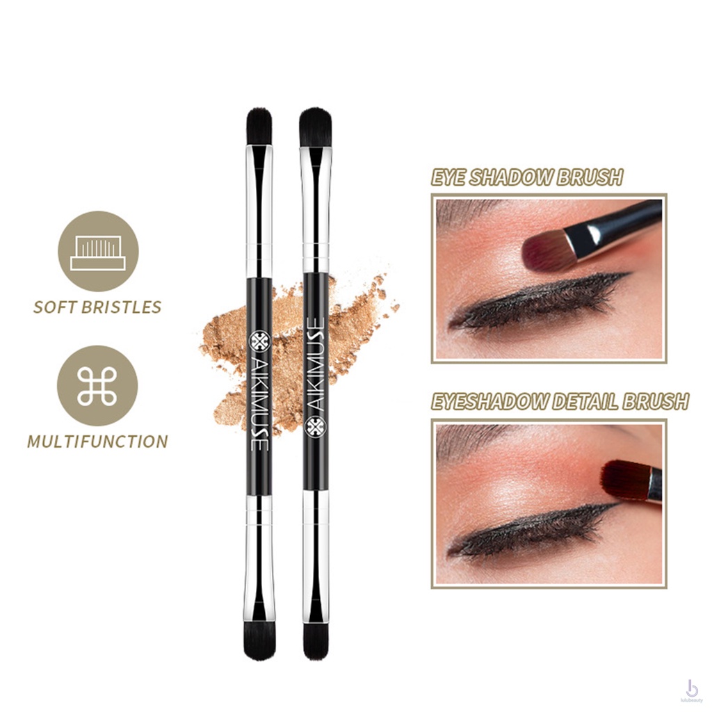 Cọ Trang Điểm Mắt Hai Đầu Siêu Mềm Đa Năng