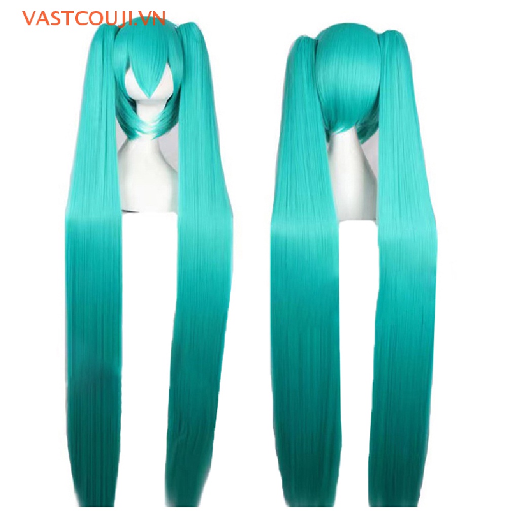 Tóc Giả Hóa Trang Nhân Vật Vocaloid 110cm Kèm 2 Kẹp