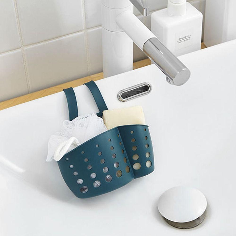 Set 2 Rổ Đựng Đồ Dùng Nhà Bếp Gắn Bồn Rửa Không Cần Đục Lỗ