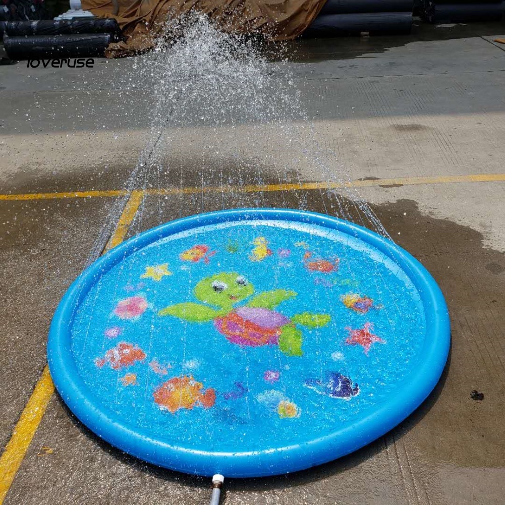 Đệm Nước Bơm Hơi Hình Rùa Biển Cho Bé Chơi Mùa Hè