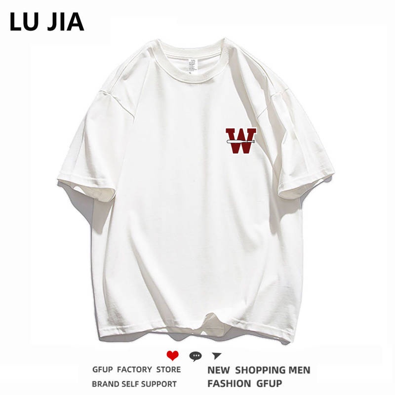 Áo thun tay ngắn 100% cotton thời trang hè phong cách đường phố a7Aw