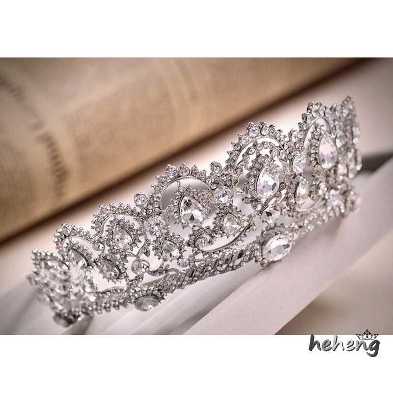 Cài Tóc Hình Vương Miện Đính Đá Lấp Lánh