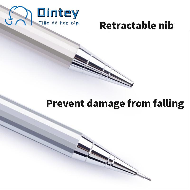 ✍mujicici✍Bút Chì Cơ 0.5mm 0.7mm Đơn Giản Bằng Kim Loại Mềm Mịn Không Dễ Vỡ
