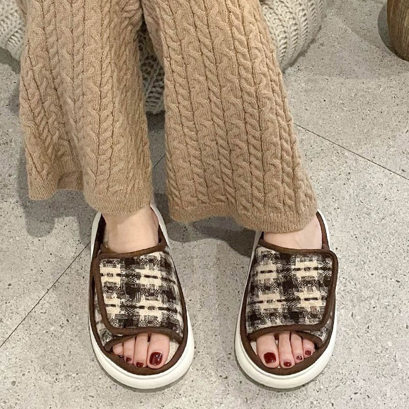 Oeteo Dép Xỏ Ngón Đế Dày Thời Trang Nam Nữ