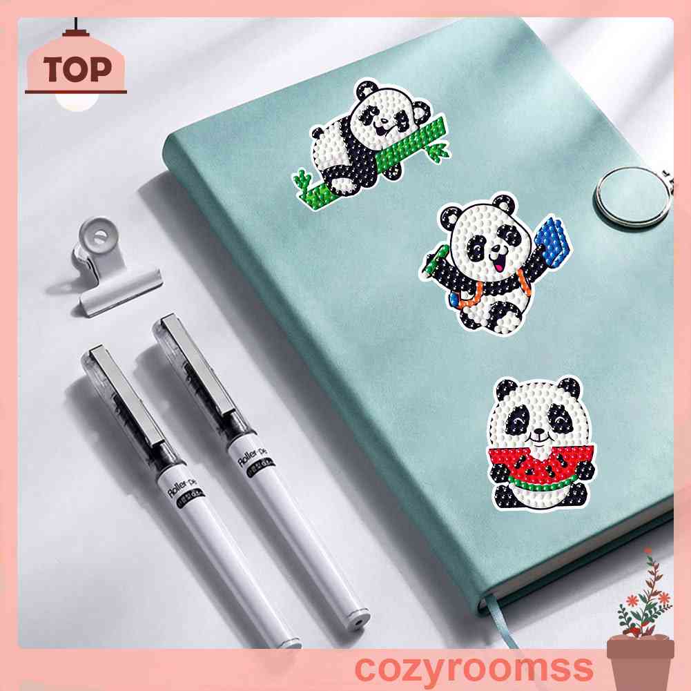 Bộ Tranh Đính Đá DIY Bằng PVC Dễ Thương Dành Cho Trẻ Em Và Người Lớn