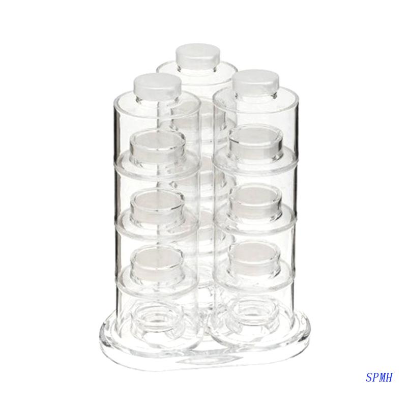 Set 12 Hộp Đựng Gia Vị Có Thể Xoay Tiện Dụng Cho Nhà Bếp / Nhà Hàng