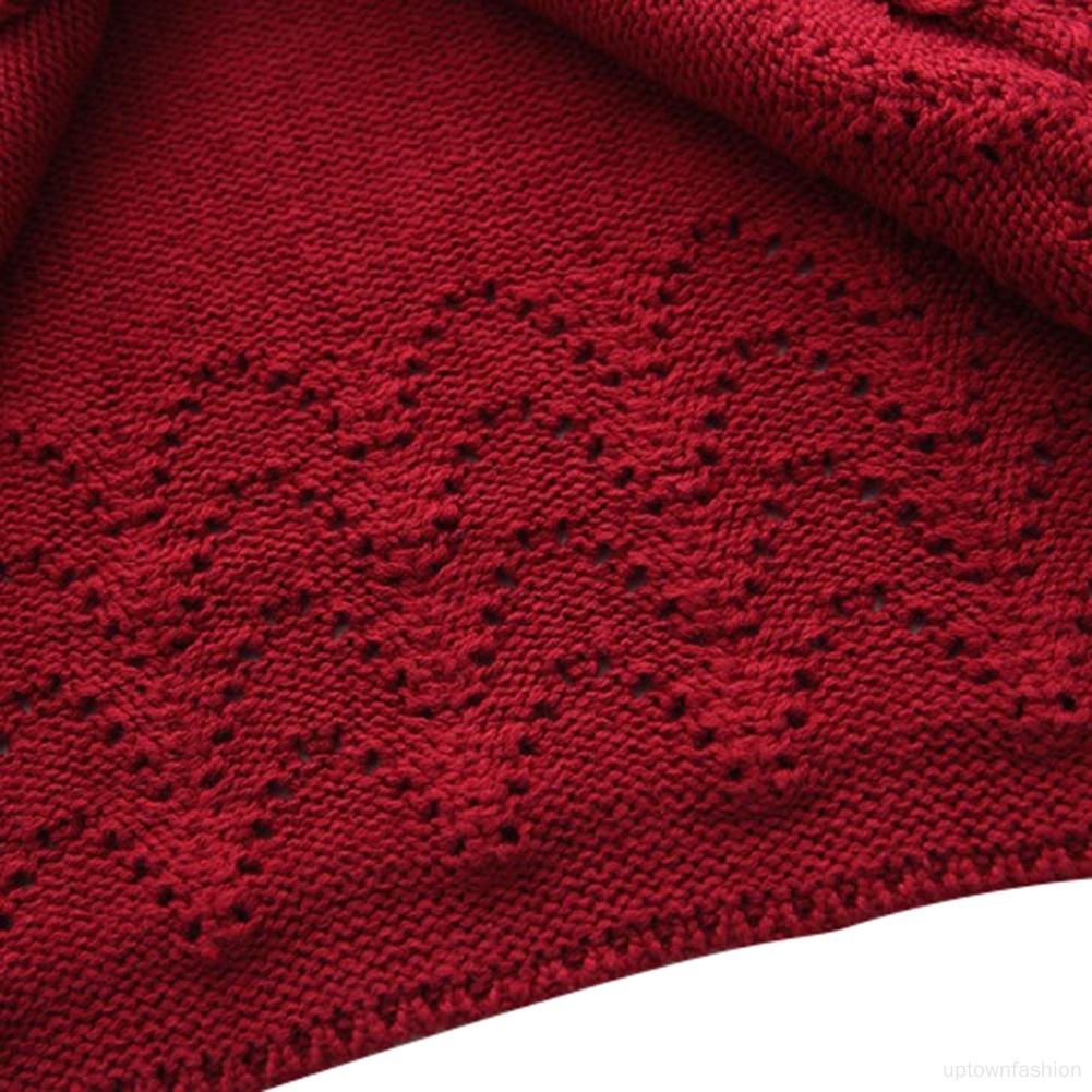 Áo Khoác Cardigan Dệt Kim Tay Dài Thiết Kế Dễ Thương Cho Bé