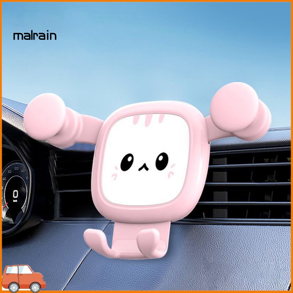 Giá Đỡ Điện Thoại Di Động Hình Mèo Có Thể Điều Chỉnh Cho Xe Hơi