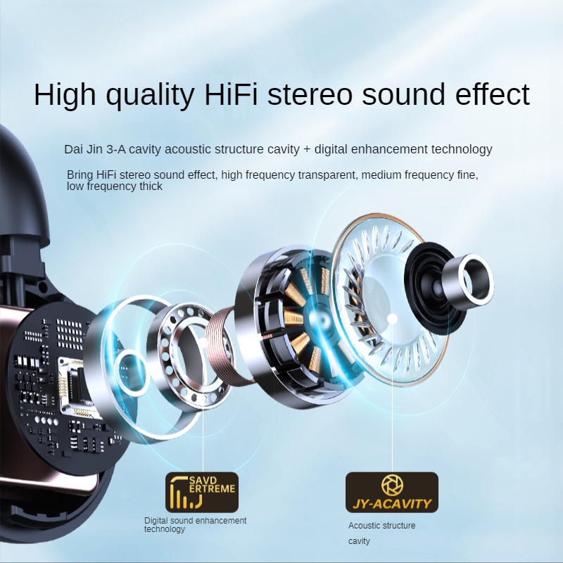 Tai Nghe Nhét Tai Bluetooth I20 Không Dây Kẹp Vành 8LGW